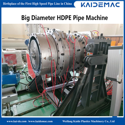 Ligne de production de tubes HDPE de 630 mm / machine automatique de fabrication de tubes HDPE