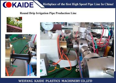 Chaîne de production professionnelle de tuyau d'irrigation par égouttement avec le dispositif d'écoulement de PC de 16mmx1.2mm
