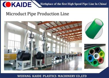 Chaîne de production en plastique de tuyau de noyau de silicone de HDPE, chaîne de production à grande vitesse de Microduct
