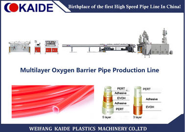 Extrudeuse en plastique de tuyau de barrière de l'oxygène d'EVOH pour 3 couches PERT Pipes