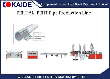 Recouvrez la chaîne de production en plastique de tuyau d'AL PEX de la machine d'extrusion de tuyau de soudure/PEX