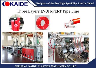 Machine en plastique professionnelle d'extrusion de tuyau pour 3 couches tuyau d'EVOH/PERT