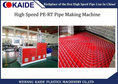 Ligne à grande vitesse d'extrusion de tuyau du PE droite, 35m/Min PERT Tube Extrusion Machine
