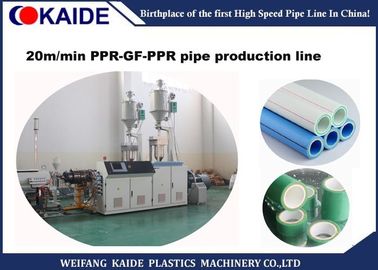 Chaîne de production renforcée par fibres de verre de tuyau de PPR pour 3 couches de tuyau de composé