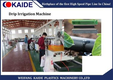 Ligne d'extrusion de tube d'irrigation par égouttement machine d'irrigation par égouttement/intégrés plats de PE